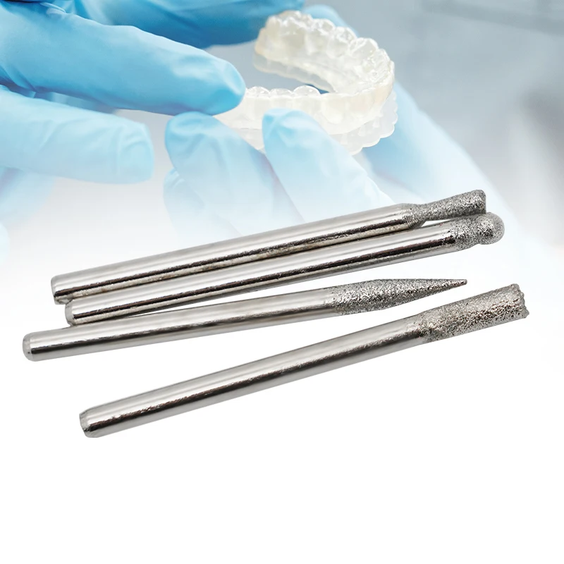 

30pcs Low Speed Polishing Grinding Drill Grinder Rotary Tool 2.35 Dentist Lab Tools Burr Nail Tools Accessories