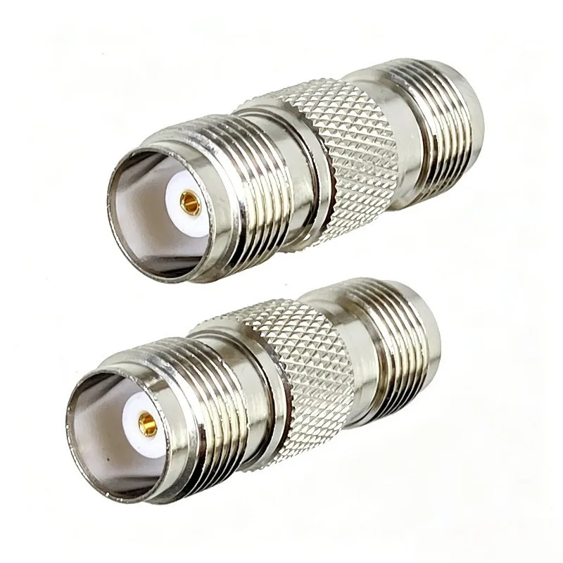 TNC to TNC Adapter TNC Female to Female RF Coaxial Barrel Connector 50 Ohm Nickel Plated