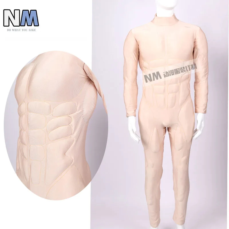 

Muscular Costume Fullbody Muscle Suit Six pad Fake Muscle Costume