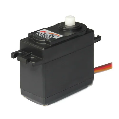 FS5106R Standard Analog 6kg Servo Motor 360 Degree Rotation Plastic Gear for RC Robot & Car Toys Remote Control Toy