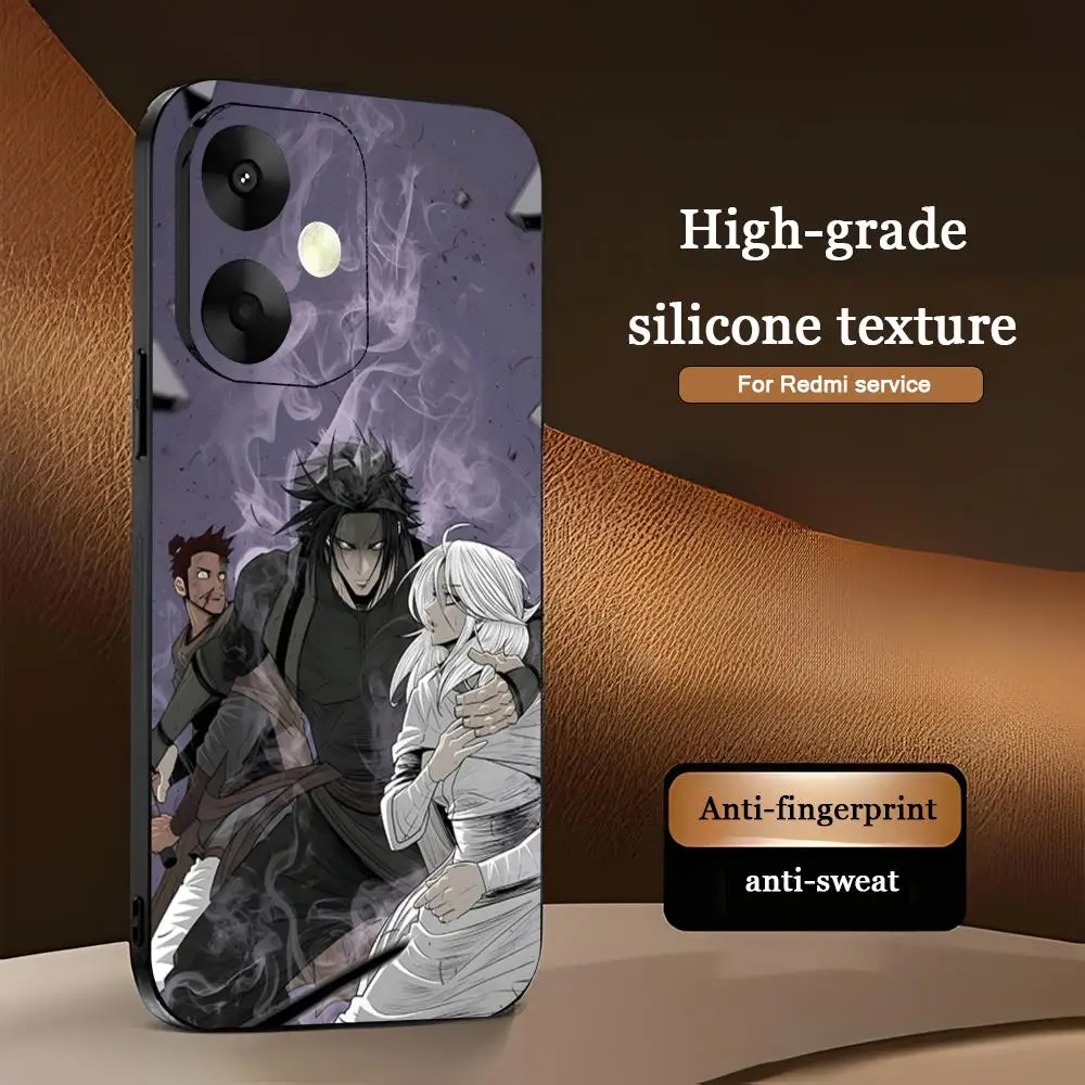 حافظة لهاتف شاومي ريدمي 14C 13C 12C نوت 14 13 12 11 10 Pro Plus S غطاء هاتف أسود ناعم #3