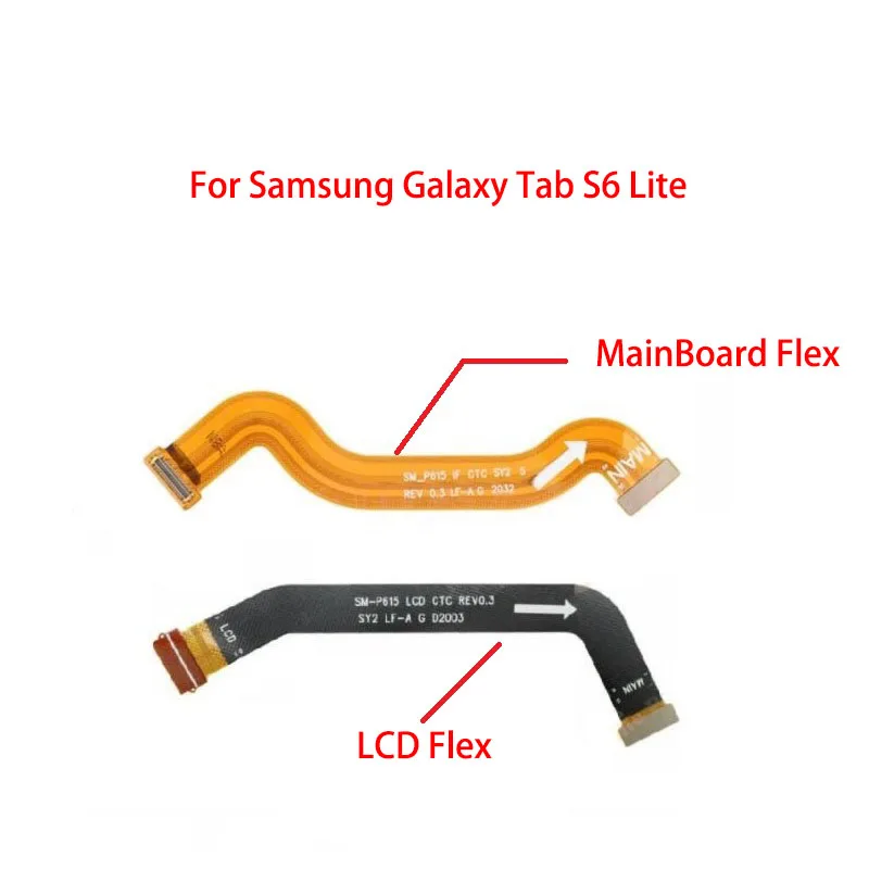 For Samsung Galaxy Tab S6 Lite P610 P615 Main Board Motherboard Connector LCD Display Flex Cable Replacement Parts