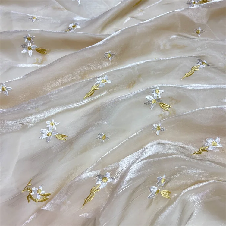 Французская высококачественная вышитая марлевая ткань с облаком, модная африканская вышитая сетчатая марлевая кружевная ткань и ткань для шитья