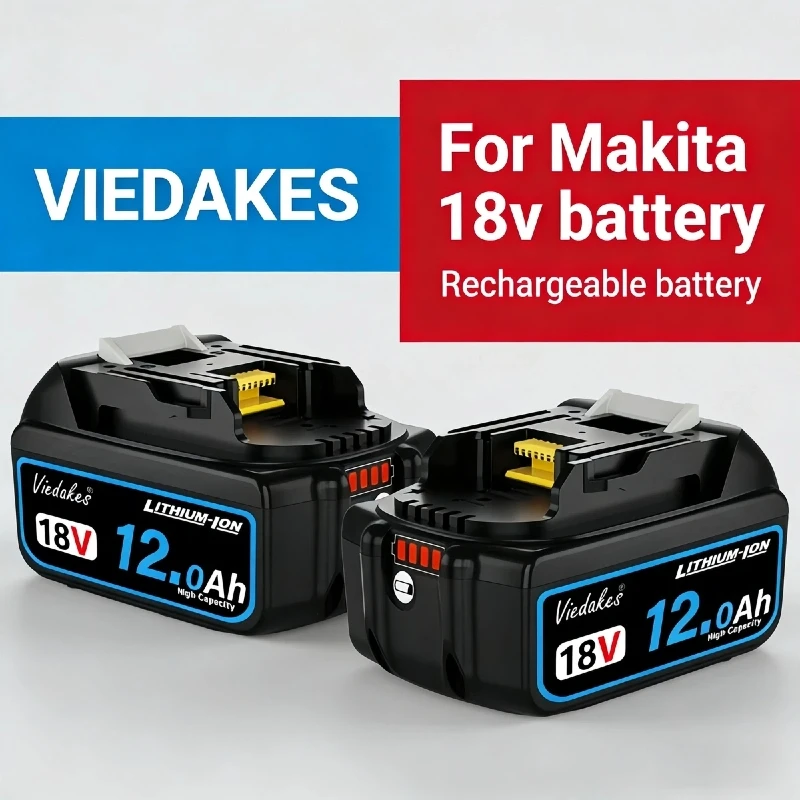 

Authentic for DHP485/DHP486 BL1850B BL1860 BL1840 for Makita 18v battery&Charger 18v Replacement Power Tool Batteries with BMS