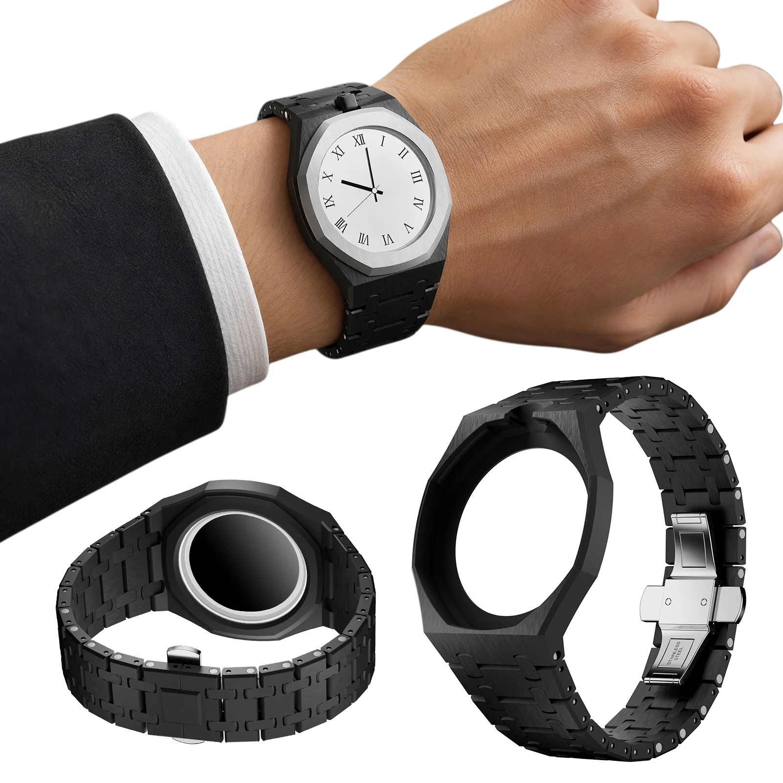 Ceramic Modification Kit for Swatch X  Royal Pop Change To Wristwatch for Men Women Watches Replacement Accessories
