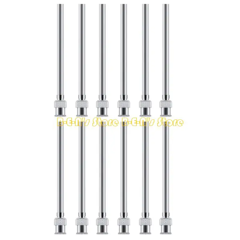 Y1AD 12Pieces Precise Tip Tubes Dispensing Needle for Adhesive Long Lastingly DIY Projects