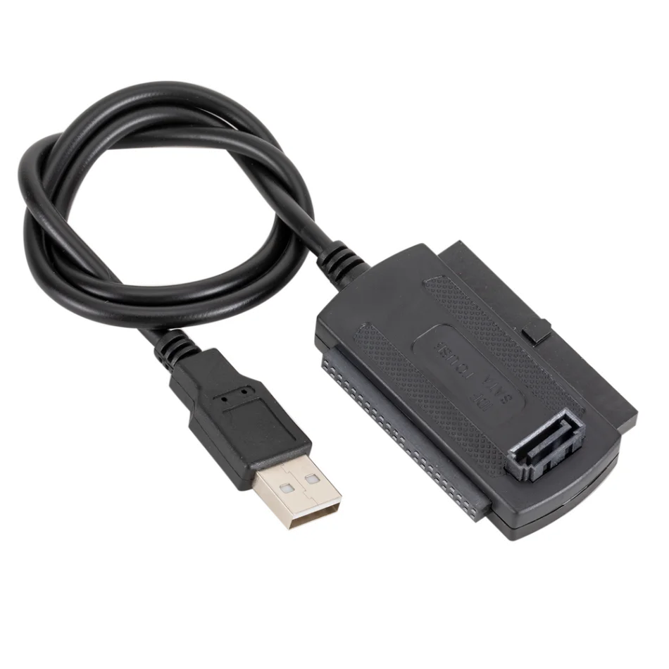 WvvMvv 3 w 1 USB 2.0 IDE SATA 5.25 S-ATA 2.5 3.5-calowy dysk twardy Adapter HDD Kabel do laptopa PC Konwerter