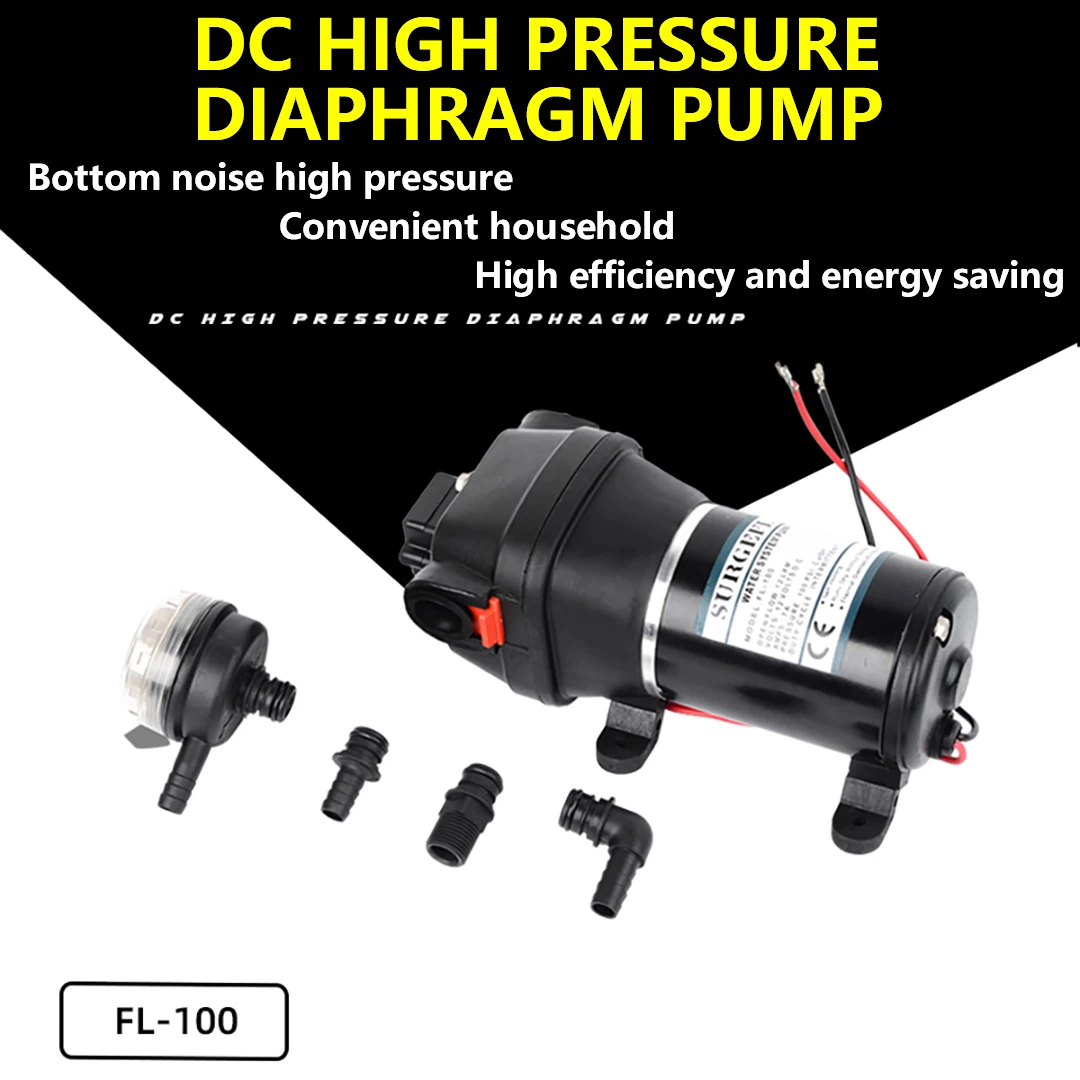 

DC 12/24V High Voltage Water Pump Portable Car Wash Pump Built-in Thermal Protection Device Self Service Car Wash Water Pump