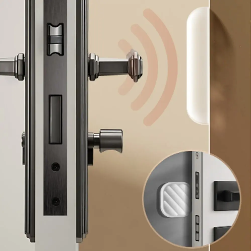 Modern PVC Door Stopper Mute Self Adhesive Wall Protector Anti-collision Door Handle Bumper Home Decoration