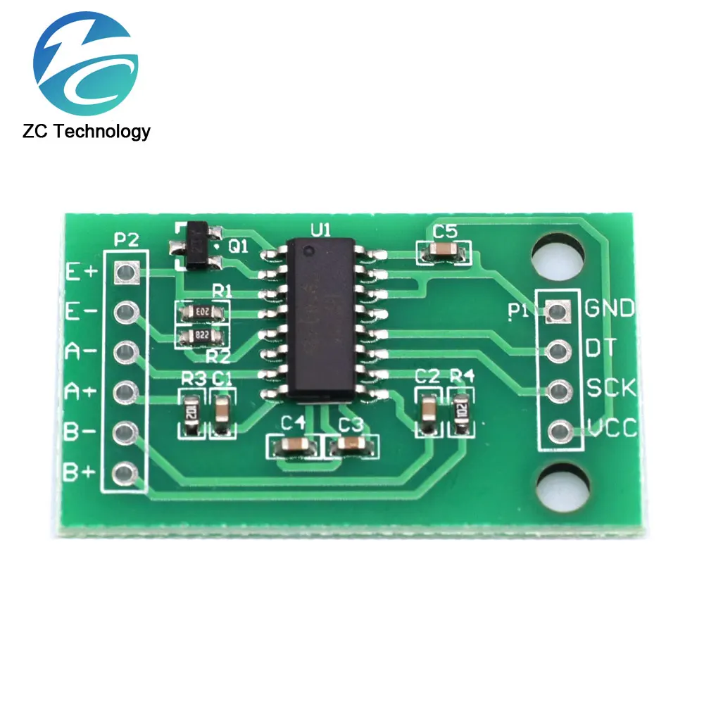 For Arduino Dual Channel HX711 Weighing Pressure Sensor 24-bit Precision A/D Module DIY Electronic Scale