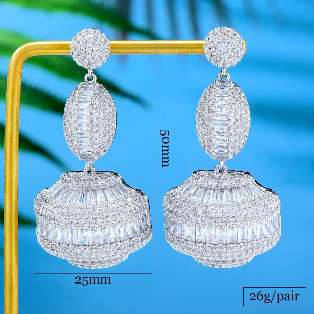 Kellybola New Vintage Ball Gold Earrings For Women Bridal Wedding Girl Daily Surper Jewelry High Quality Scalloped Ginkgo Biloba