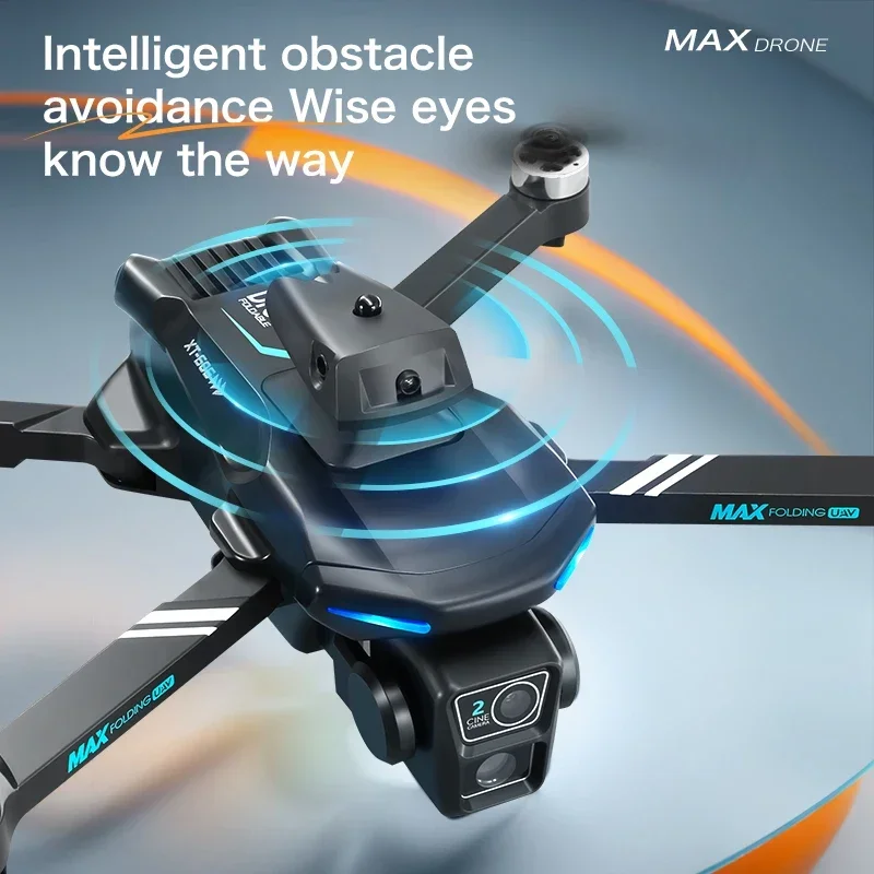 Nowy XT-606 Max Drone 4k/6k HD 2.4G podwójny serwomechanizm przepływ optyczny bezszczotkowy składany podwójny aparat WIFI profesjonalna kamera