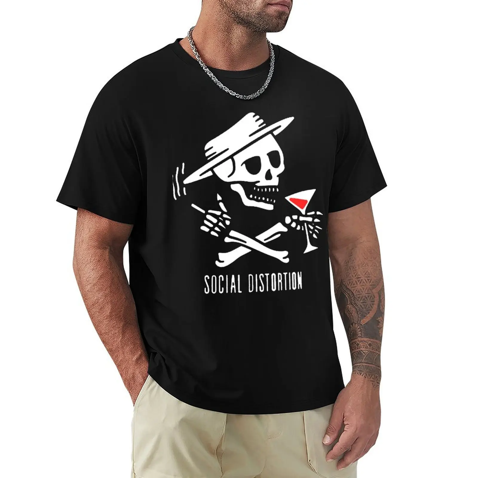 American punk rock band T-Shirt Novelty Print Casual Tee Shirt