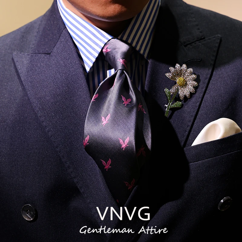 high-quality-retro-style-geometric-pattern-tie-for-men's-formal-business-banquet-shirt-accessories-8cm-wide-handmade-knotted-tie