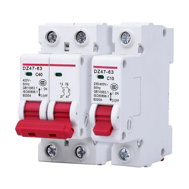 Professional DZ47 Series Miniature Circuit Breaker (MCB) with Short Circuit, Overload & Isolation Protection