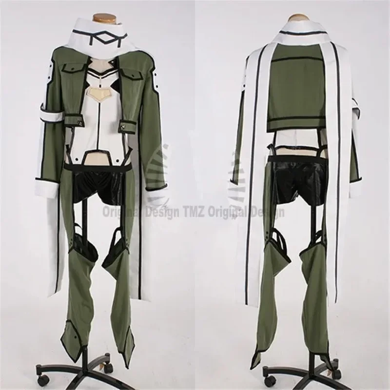 2019 Anime Sword Art Online Cosplay ALfheim inon Asada Shino Cosplay Costume Gun Gale SAO/GGO Shino Asada/Sinon Outfit Full Set