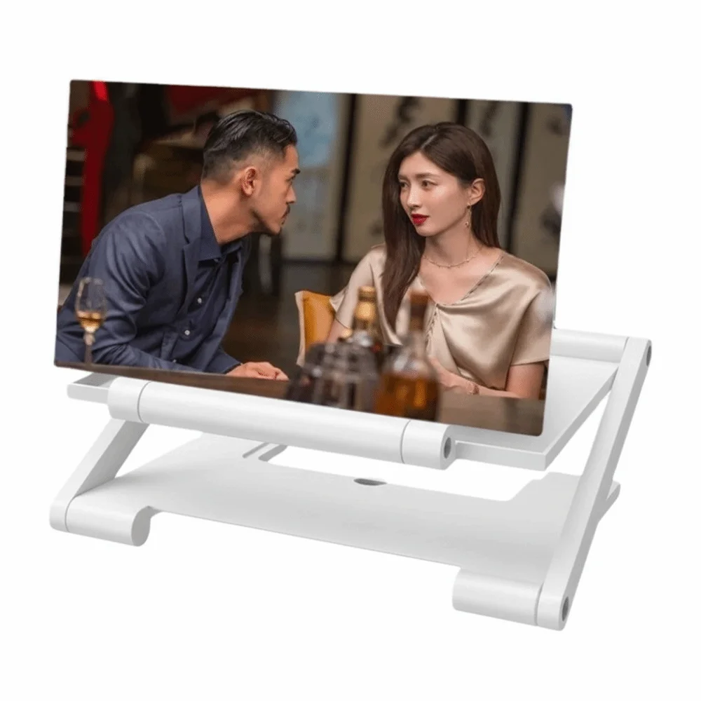 Portable Folding Cell Phone Screen Amplifier HD Enlarged Screen Mobile Phone Magnifying Glass Multi functional HD Projector