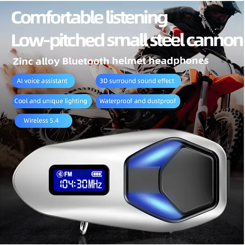 Novo Fone de Ouvido Bluetooth - Helmet Bluetooth Headset Waterproof avaliação e preço