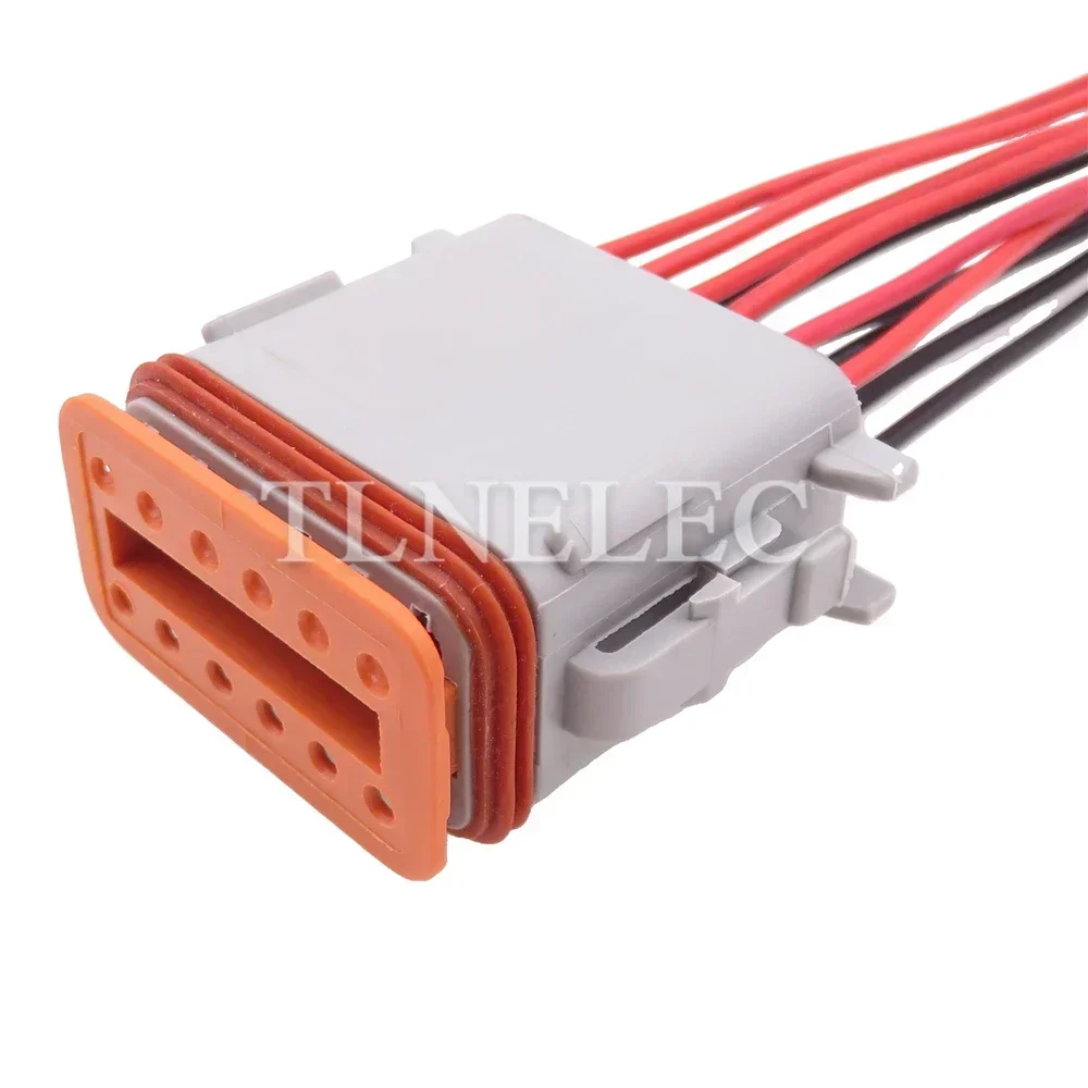 12 Pin Way Car Modification Socket Accessories Auto Wire Harness Electrical Connector with Wires DT06-12S DT06-12P