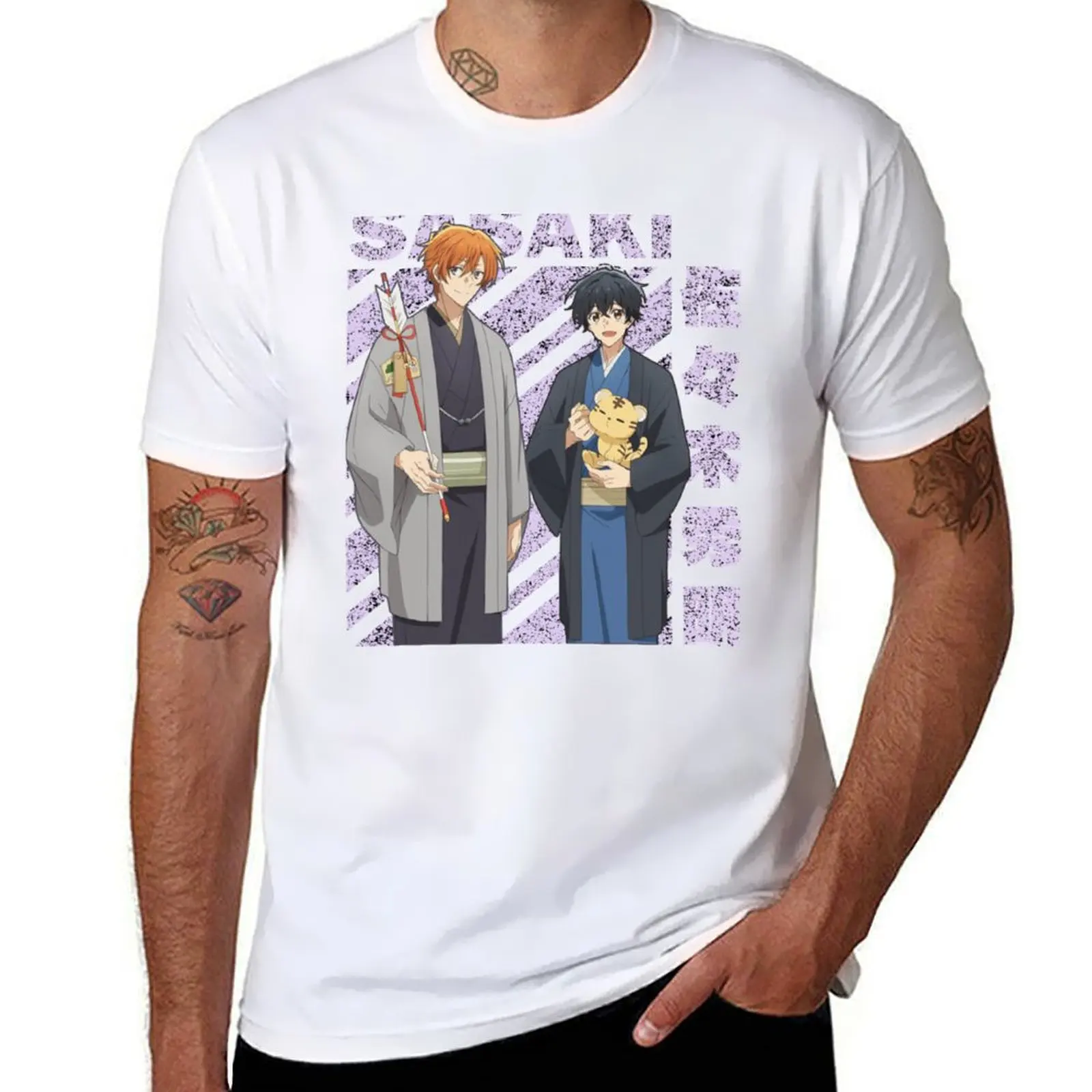 

Sasaki Shuum and Miyano Yoshikazu - Sasaki to Miyano - Sasaki and Miyano T-Shirt Big and Tall Gym T-Shirt