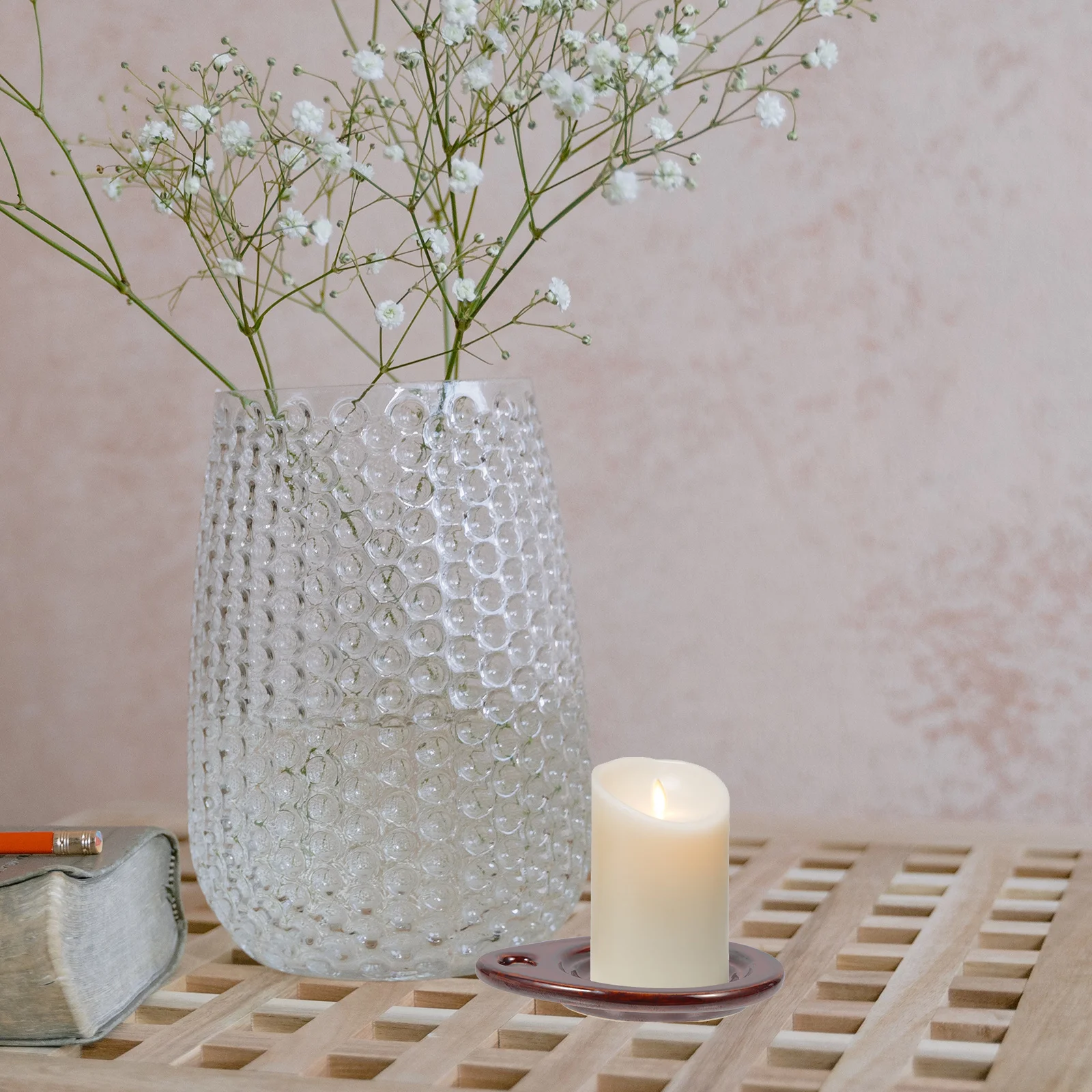 

Living Room Decoration Household Candlestick Candleholders for Table Dining Romantic