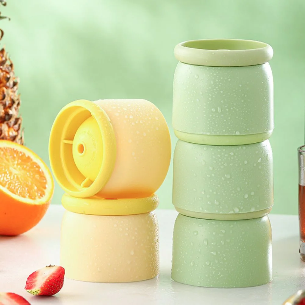 2PCS Food Grade Silicone 6CM Ice Ball Mold Easy Demolding Leak Proof Spherical Shape Ice Cube Mold DIY Stackable