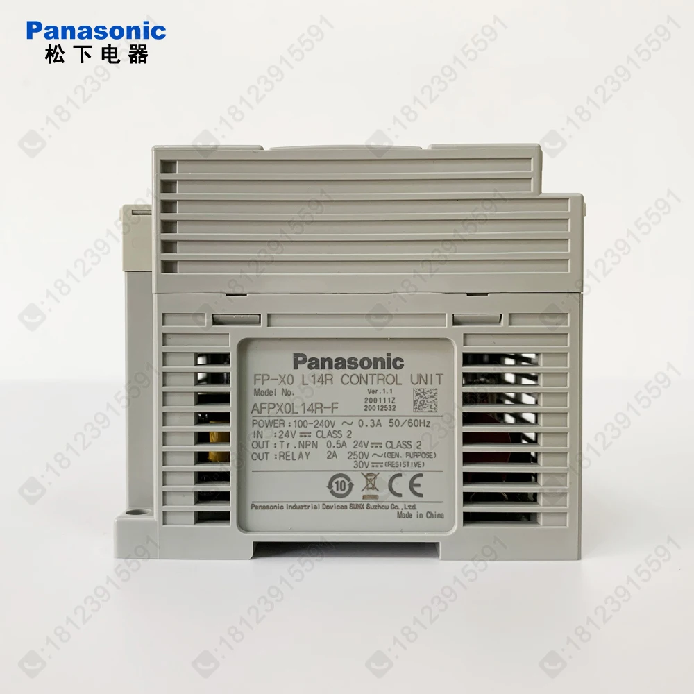 The new original Panasonic PLC FP-X0L14R/AFPX0L14R-F is guaranteed for one year.