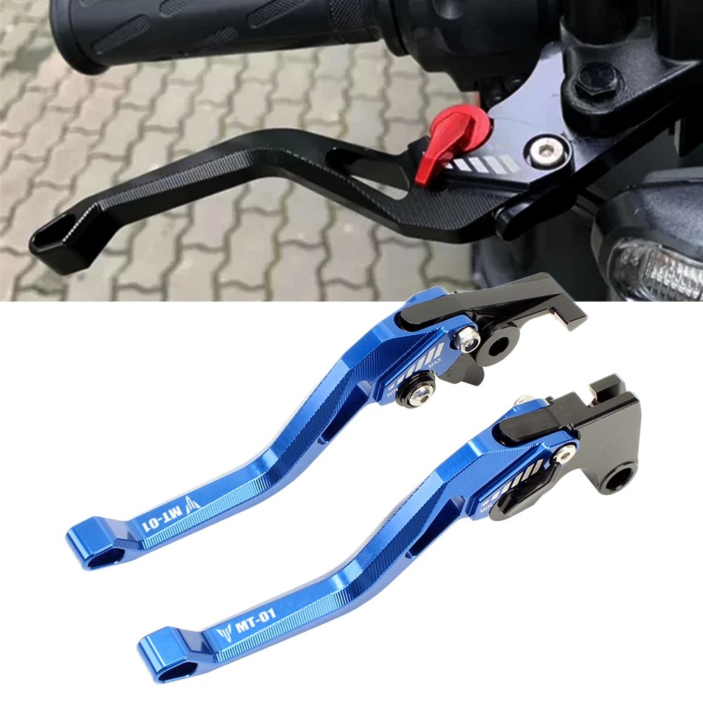 

for Yamaha MT01 MT-01 2005-2009 2006 2007 2008 Motorcycle Accessories Aluminum Adjustable Modified Brake Clutch Levers Handles