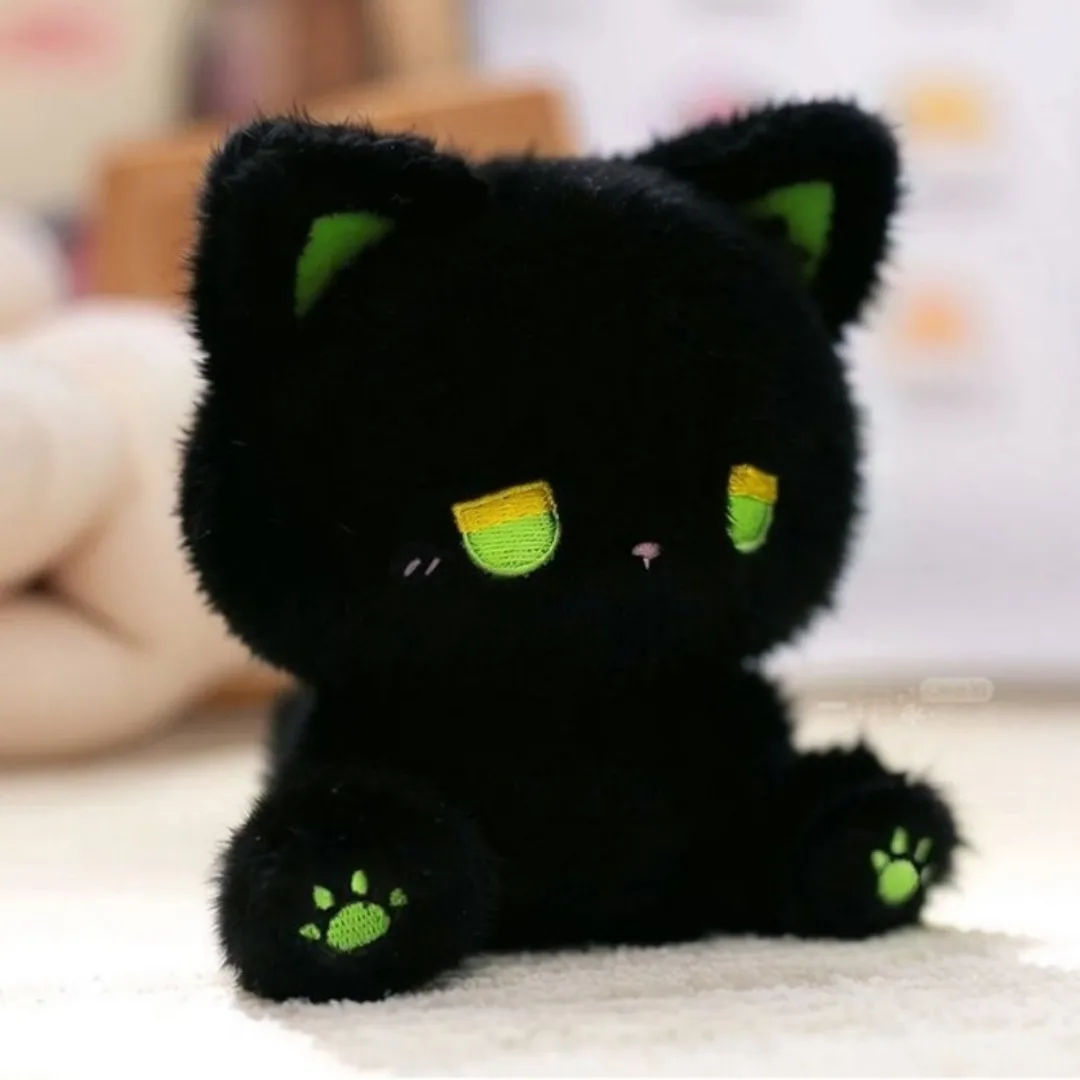 1 unidad de muñeco de peluche de Animal suave de 15cm, bonito oso Emo, juguete de peluche tonto, muñeco de gato, muñeca de tela, juguetes para chico, regalos de fiesta de cumpleaños y Navidad