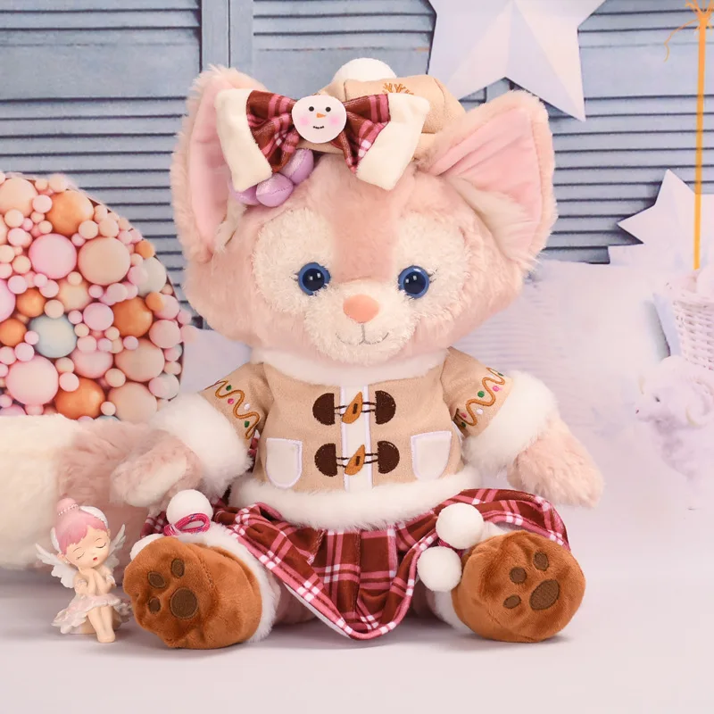 Ubranka dla lalki Linabell 40 cm, świąteczne stroje, peleryna, pluszowa sukienka, zestaw płaszcza, przebrania, ubrania dla lalek, akcesoria dla lalek