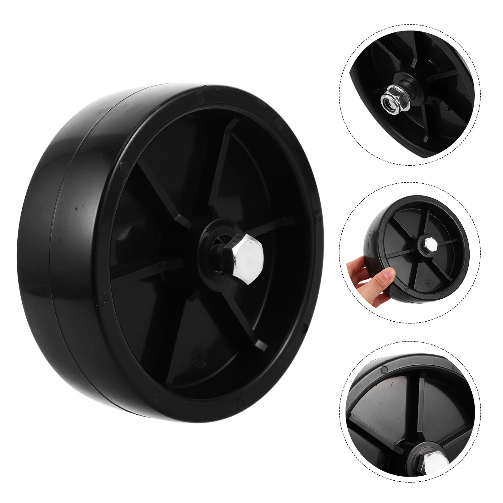 

1Set Compact Trailer Jack Wheel Caster Sturdy Support High Load Capacity Rv Marine Use Rv Trailer Jack Wheel Caster