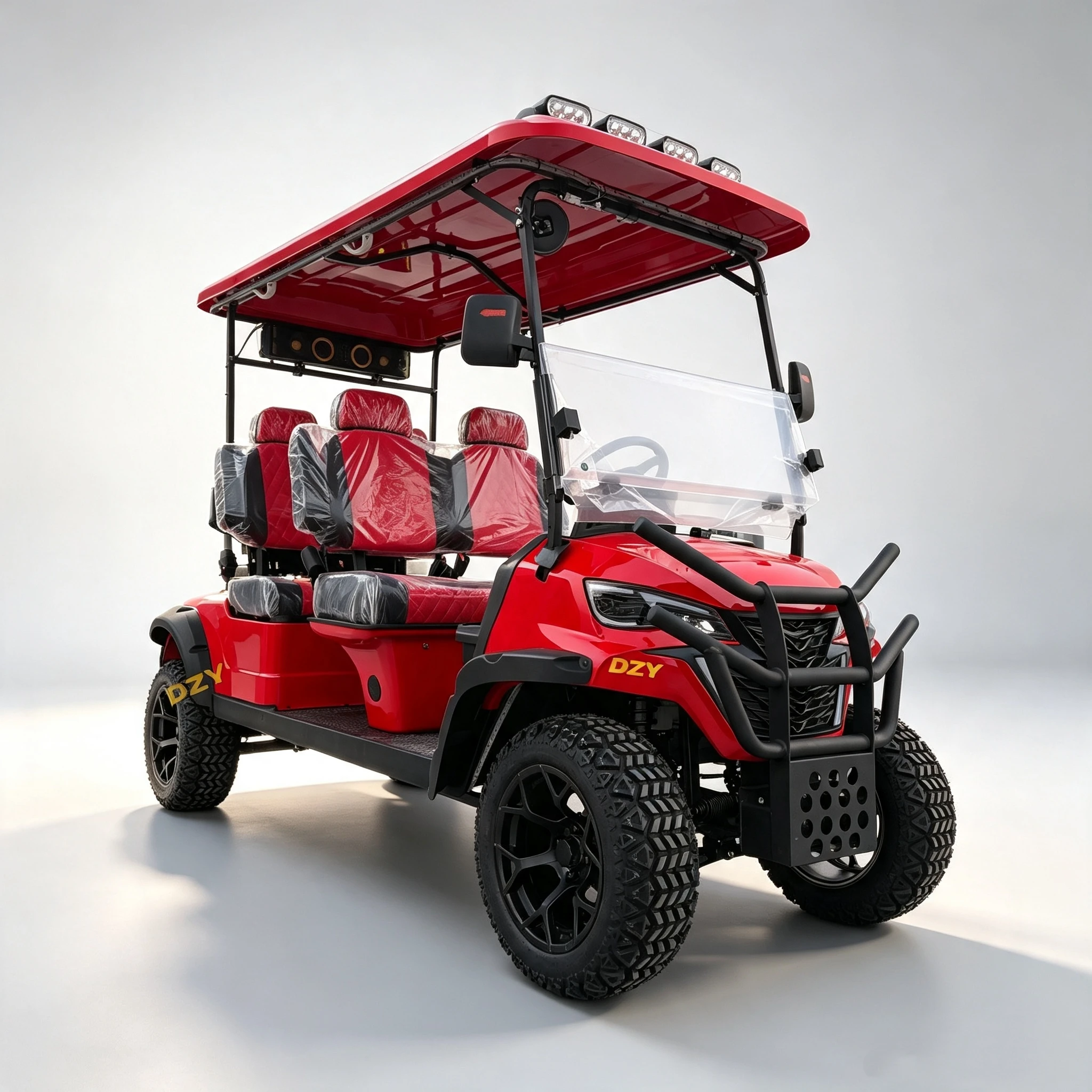 EEC New Energy Club 4-Seater Off-Road Electric Golf Cart with 48v-72v Battery and 90km Range, Certified by the United States and