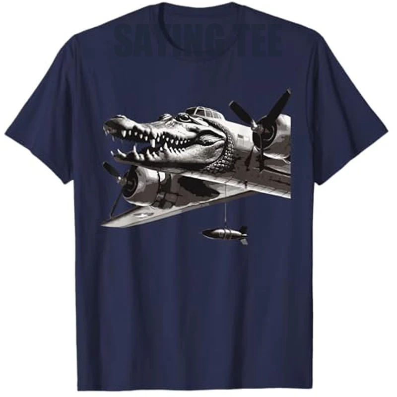 

Bombardino Crocodilo Meme T-Shirt Funny Brainrot Jokes Saying Tee Summer Fashion Short Sleeve Blouses Novelty Gift Cool Y2k Top