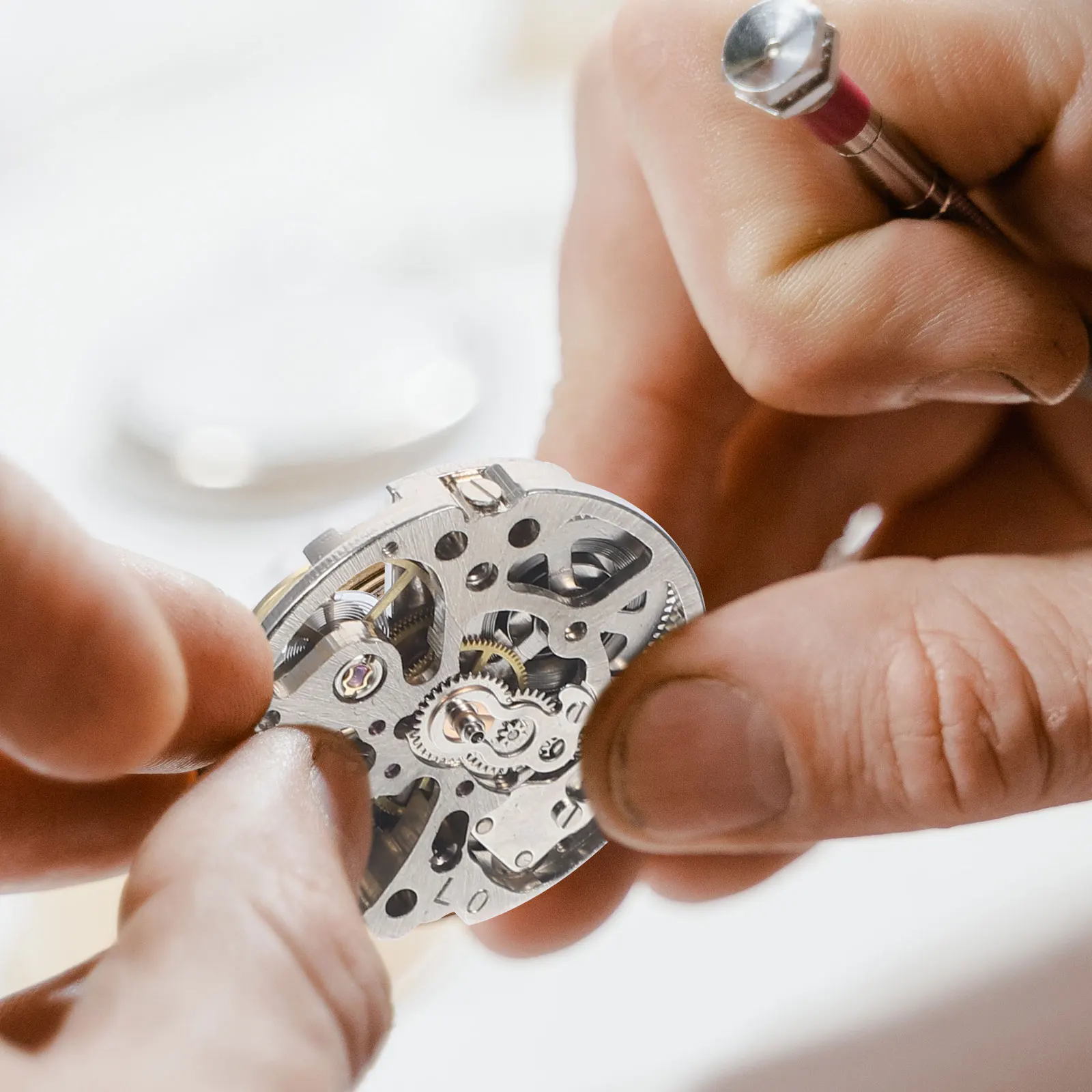 

Hollow Movement Automatic Mechanical Watch Parts Replacement Accessories Wristwatch Tools Material Precision Practical Stable