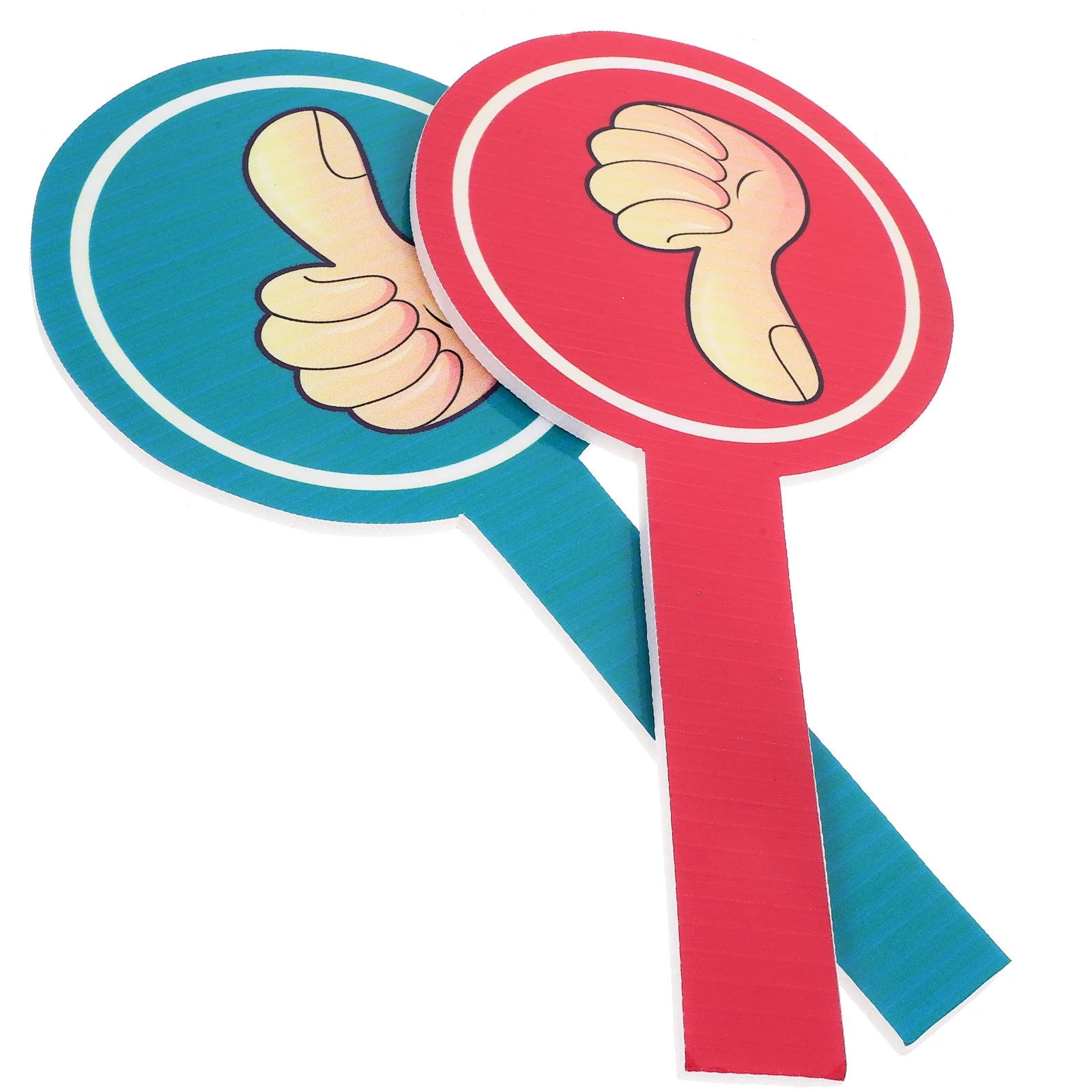 4 pezzi di carte per punteggio in classe, giudice di votazione, gioco da paddle, scuola primaria Kt