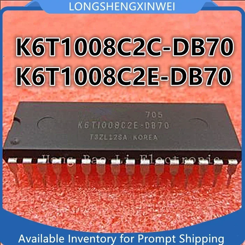 1PCS K6T1008C2C-DB70 K6T1008C2E-DB70 Direct Insertion DIP-32 New Memory Chip IC in Stock