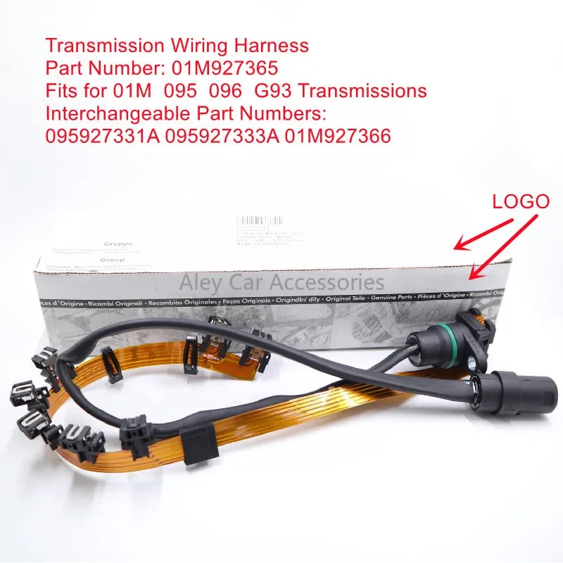 HighQuality 01M927365 095927331A 095927333 01M 095 096 Transmission Solenoid Kit Wiring Harness For Volkswagen Jetta Golf Beetle