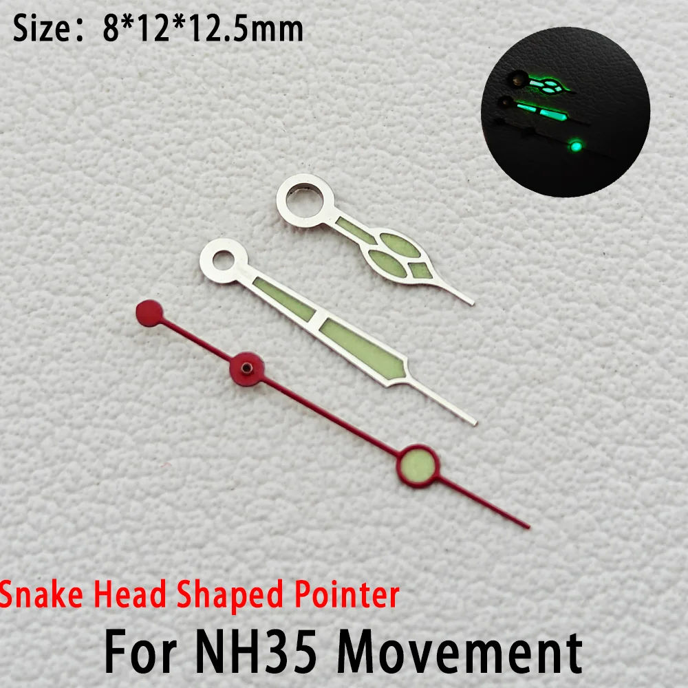 Snake Year Sales Edition Snake Head Shaped Pointer Suitable for NH35/NH36 Automatic Mechanical Movement Pointer Watch Accessorie