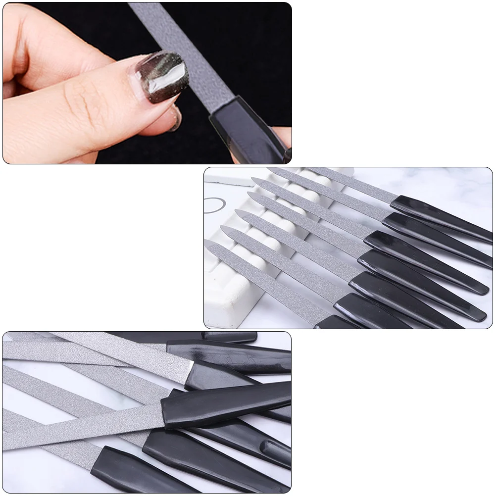 20Pcs Double-Sided Nail Files Manicure Sanding Strips Sturdy Buffer for Healthy Nails Portable Nail Art File Polishing Strip Kit