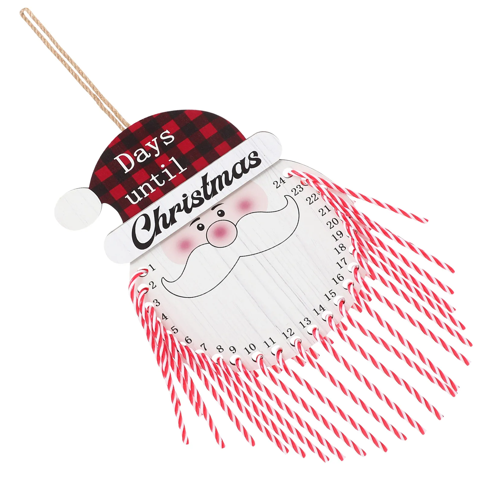 

Countdown Calendar Siding Holiday Decoration Christmas Music Hanging Wood Calendars Decorative Pendant Wall Party