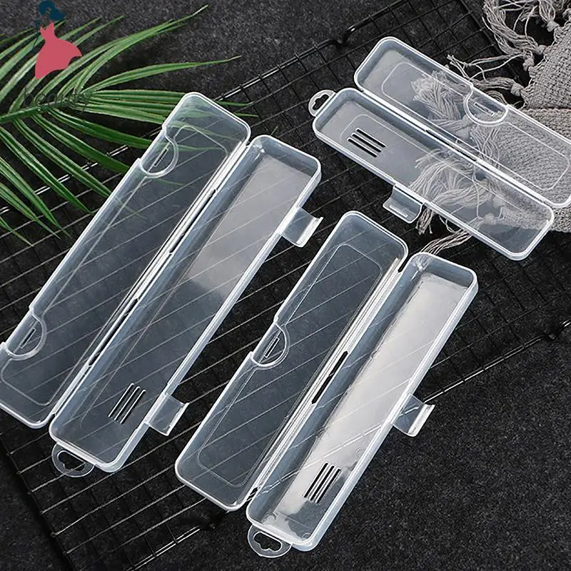 Organizador portátil de brochas de maquillaje, vajilla transparente con cubierta, caja de almacenamiento, accesorios de cocina