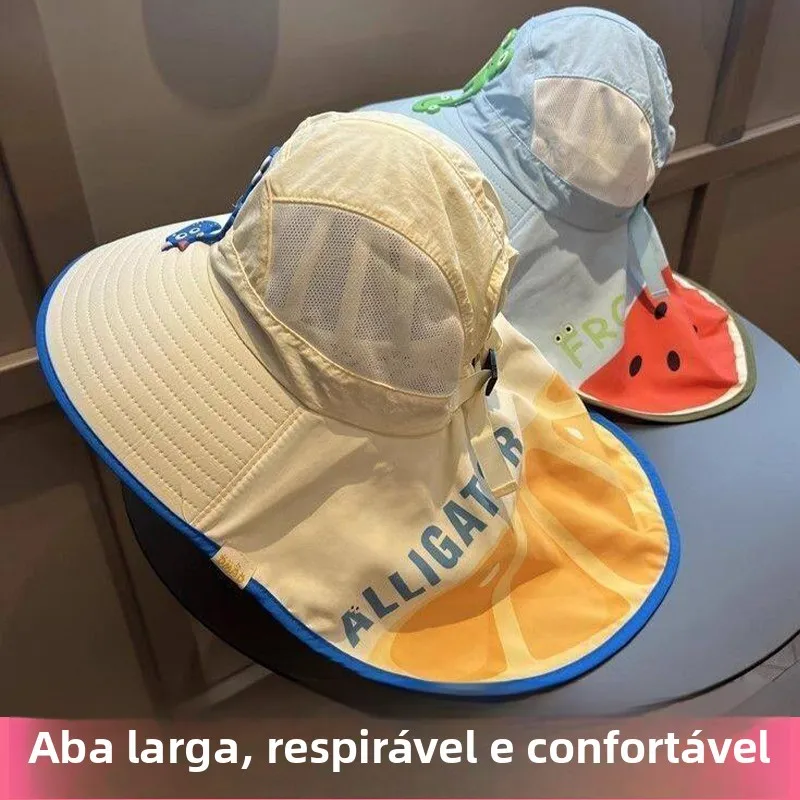 chapeu-de-pesca-infantil-de-verao-com-protecao-solar-aba-larga-protecao-uv-para-bebes-estilo-casual-para-meninas