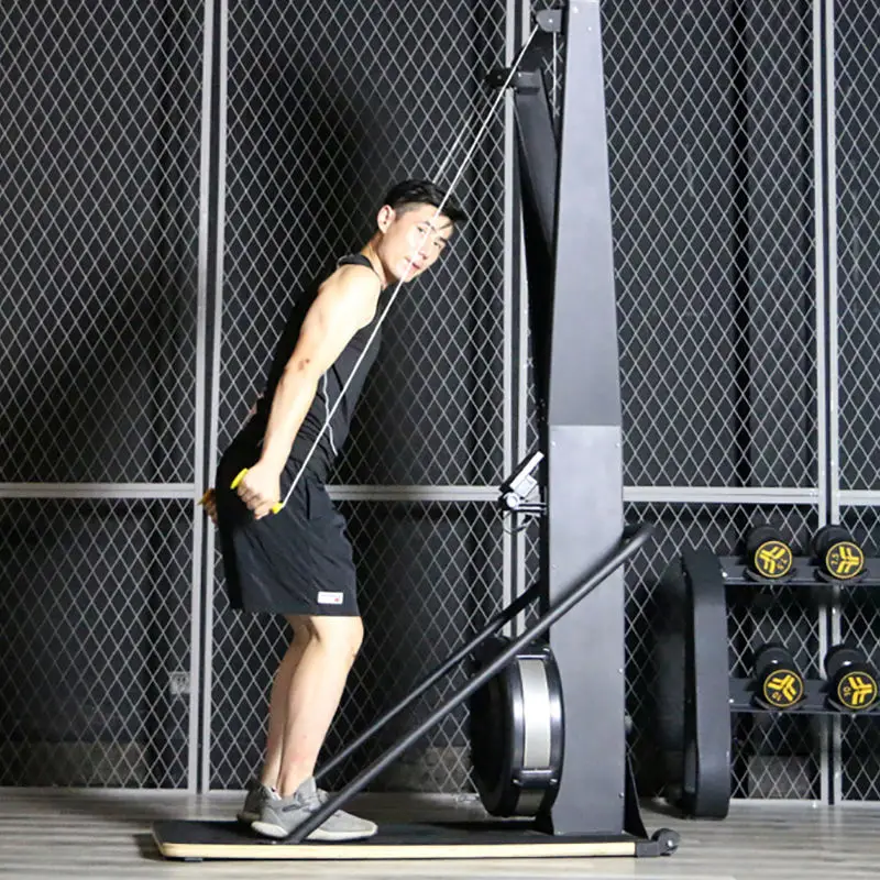 Newly Air Drag Gym Ski Machine Ski Simulator Gym Machine Exercise Indoor and Outdoor Fitness Equipment
