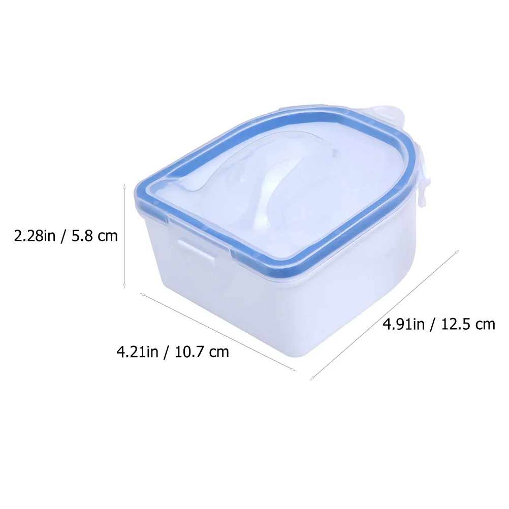 2pcs Manicure Soak Bowl Premium Pp Material For Nail Polish Removal Spa Tool Hand Care Soaking Manicure Supply Nail Art Tool