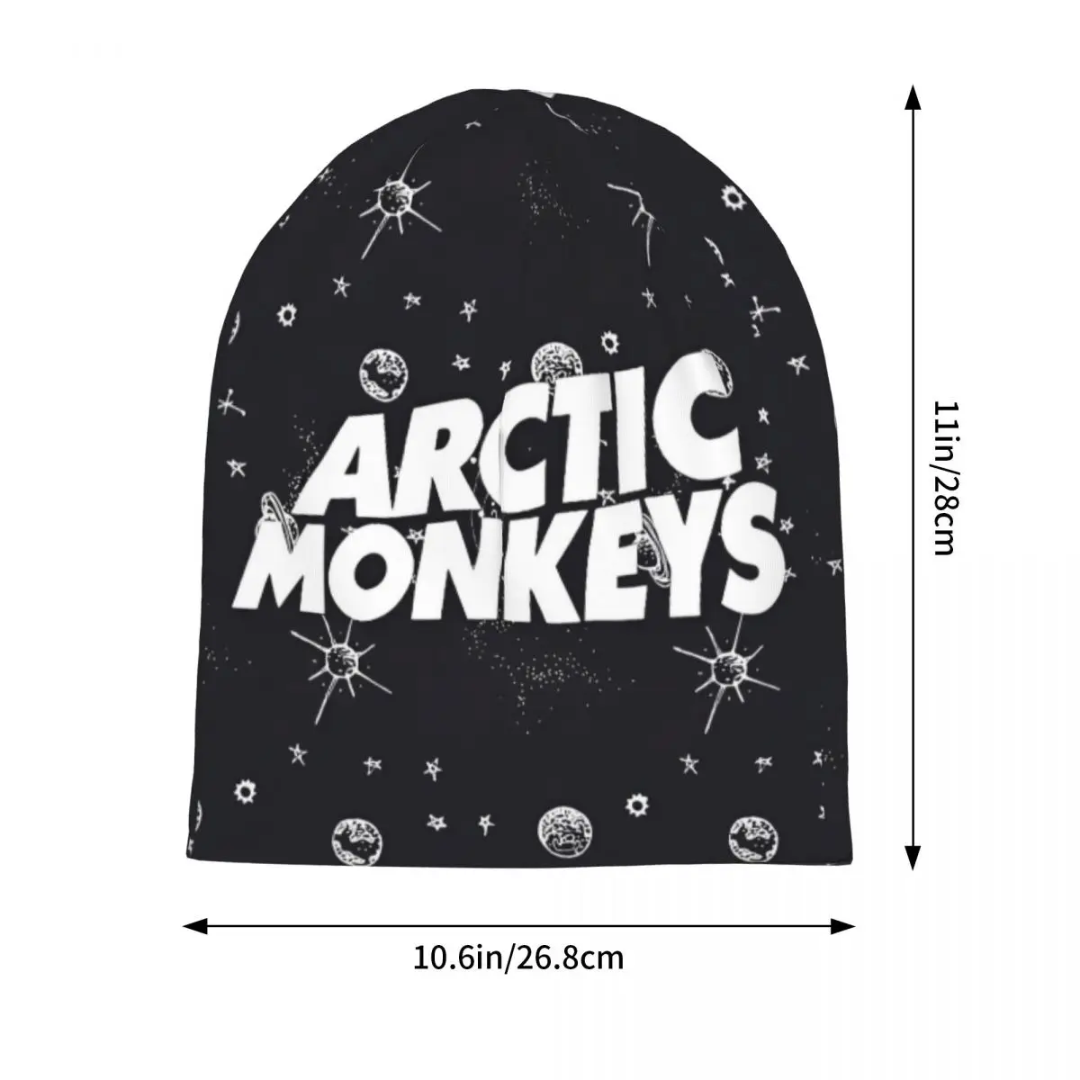 Rock Music Album Band Bonnet Hat Goth Street Skullies Beanies Hat Arctic Monkeys for Men Women Spring Dual-use Caps