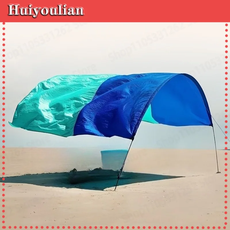 3 To 10 People Multi Purpose Beach Canopy Waterproof UV Protection Custom Printed Corporate Gift
