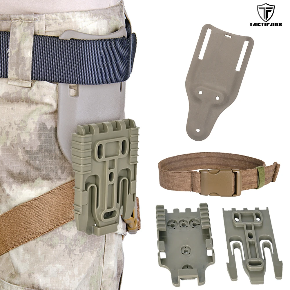 

Low Ride Belt Loop Holster Platform Fits 2" Universal Belt Quick Locking System Kit QLS19 22 Thigh Strap Hunting Accessories