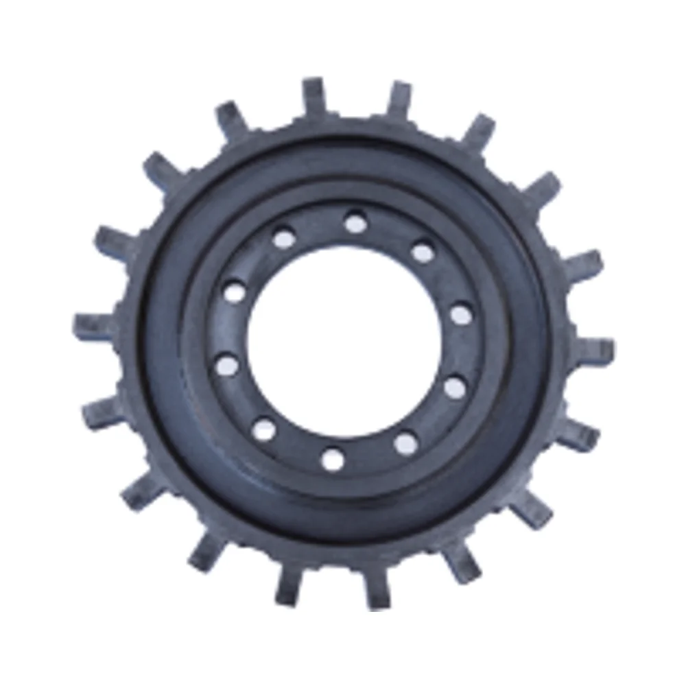 120C China Factory Large Diameter Iron 18 Teeth Gear Ring of Toothed Input Coupling