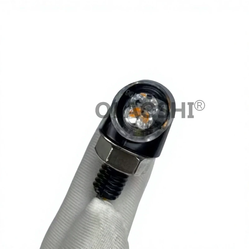 8mm Super Mini E marked Led Turn Signal Light Motorcycle Indicators Dual Color Amber  Lamp Red Taillight Black