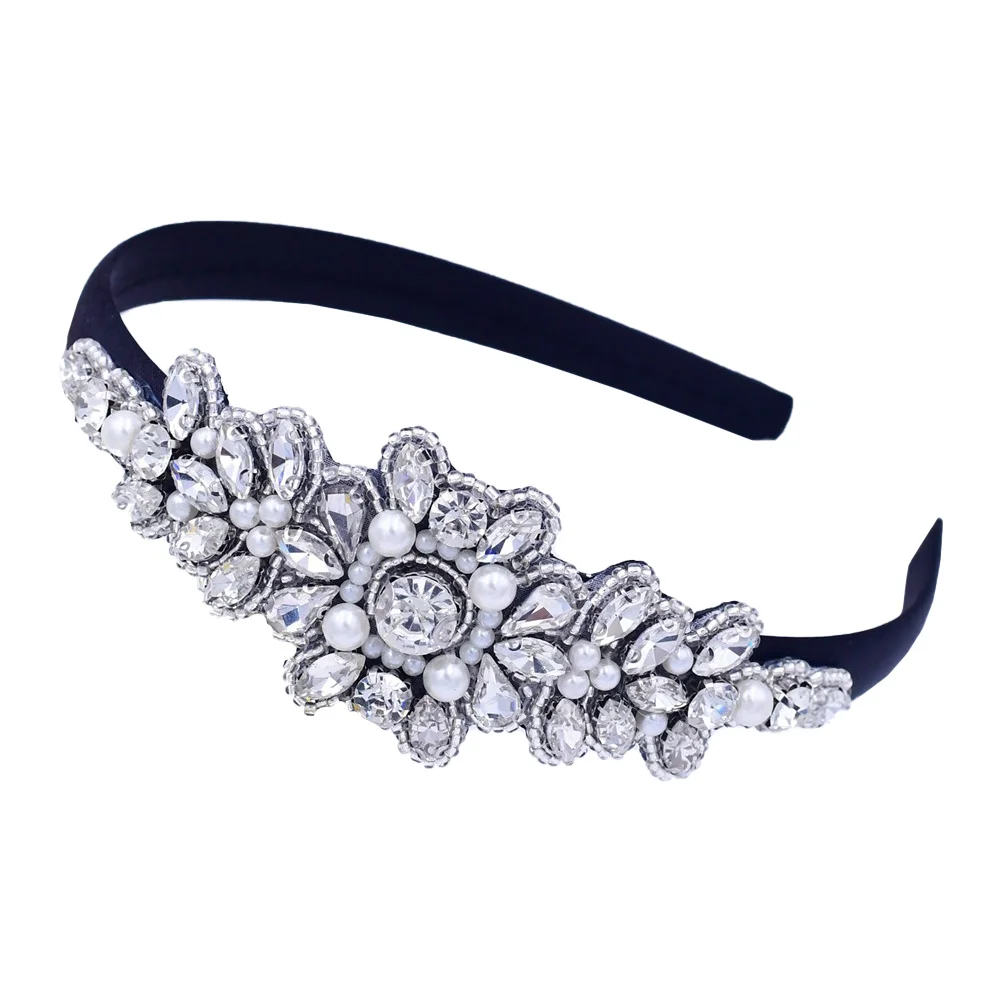 

Повязка для волос со стразами, сверкающие обручи для волос для вечеринки, танцев, юбилея, повседневная одежда, женский головной убор, аксессуар для костюма